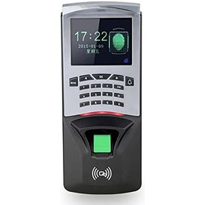 Prikklokken voor werknemers in kleine bedrijven, Vingerafdrukwachtwoord sleutel vergrendel toegangscontrole machine biometrische elektronische deurslot lezer scannersysteem voor kantoren, fabrieken, h