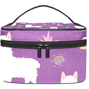 Make-up Organizer Bag, Reizen Make-up Tas Organizer Case Draagbare Cosmetische Tas voor Vrouwen en Meisjes Toiletartikelen 5 (60), Meerkleurig, 22.5x15x13.8cm/8.9x5.9x5.4in