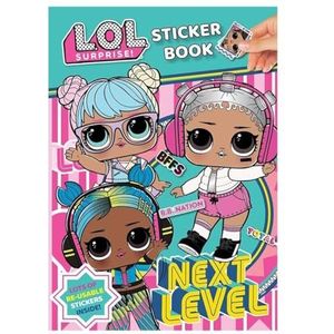LOL Surprise Sticker Book |Veel herbruikbare stickers binnen| Inclusief 12 kleurpagina's|Fun and Play Activity Kleurboeken|Perfect voor reizen|Geschenken voor kinderen|voor kinderen vanaf 3 jaar