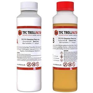 TFC PU giethars hars 4 min, tweecomponentengietmassa, beige, dunvloeibaar, 1 kg (2 x 500 g)