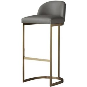 Barkruk Barstoel Thuis Rugleuning Barkruk Hoge Kruk Gouden Eenvoudig Casual Licht Luxe Moderne Barstoel Ijzeren Kunst Barkrukken(G,C)