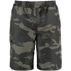 Brandit Swimshorts Camo Zwembroek dark camo L-XL 100% polyester Active wear, Basics, sport