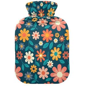 LI ZHI XIN De Fles van pvc met de Fles van de Deksel 1L 2L Kleine Middelgrote Kleurrijke Bloemen Patronen