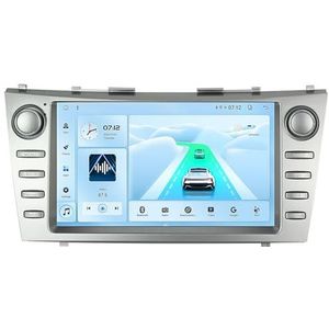 Android 14 Autoradio Stereo voor T-oyota Camry (2006-2011) 9 Inch Touchscreen Multimedia Speler met Draadloze Carplay 2 Din GPS Navigatie FM RDS Bluetooth 5G-WiFi SWC DSP,M700s