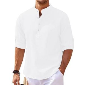 yk8fass Wafel poloshirt yd-2140, Wit, S