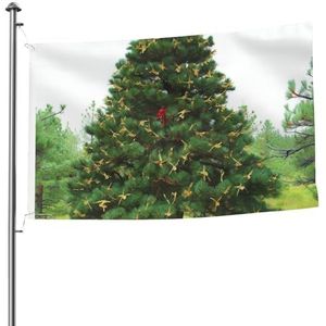 Vlag 5 x 8 ft vlaggen voor buiten grappige banner tuinvlag dubbelzijdige garlad dennenboom welkom tuin banners voor thuis tuin tuin gazon binnen/buiten decor vlaggen