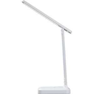 Ceholyd Led Bureaulamp Oogzorgende Tafellamp USB Opladen Bureaulampen Aanraakbaar Dimmen Leeslamp (Wit)