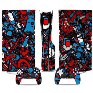 Voor PS5 PRO Skin Digital Edition Console En Controller Vinyl Cover Skins Wraps Krasbestendig, Compatibel Met Voor PS5 Digital Edition Pro 36583 Geen Schuimvorming Bubbelvrij