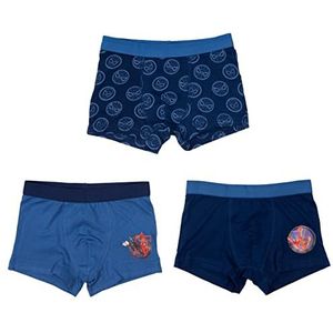 Marvel Spiderman boxershorts voor jongens, onderbroek, ondergoed, blauw, verpakking van 3 stuks, blauw, 134-140