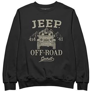 All+Every Jeep 4x4 Off Road Spirit sweatshirt voor heren, Zwart, XL