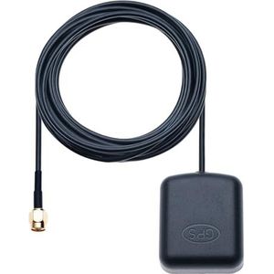Auto GPS Antenne SMA Plug Connector Actieve Antenne 3M Verlengkabel Waterdichte Module met Magnetische Basis voor GPS-navigatiesysteem Dash Auto DVD Hoofdeenheid Stereo's (3 meter)