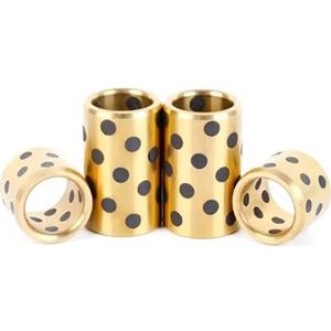 Grafiet messing huls, 2 stuks koperen slijtvaste voering/zelf-smerende olievrije voering binnendiameter 4-25 mm(25x32x40mm)
