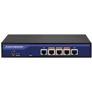 Gigabit Enterprise Gateway Traffic Control AC Controller Wireless Access Point High Speed Breedband Router voor Beheer van 64 AP (Maat: EU Plug, Kleur: Zwart)