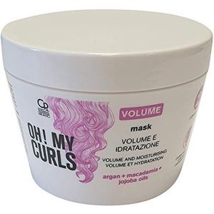 Oh! My Curls - Volume and Hydration Hair Mask for Damaged Hair- Professional Extra Volume and Ultra moisturising Treatment for Curly Hair that is Very Brittle and Dry - 250 ml