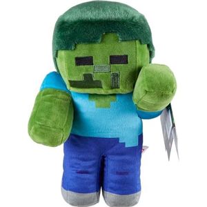 Mattel Minecraft Basisassortiment Knuffelpoppen, op videogame geïnspireerde personages, verzamelspeelgoed en cadeau voor kinderen en fans vanaf 3 jaar HPB05