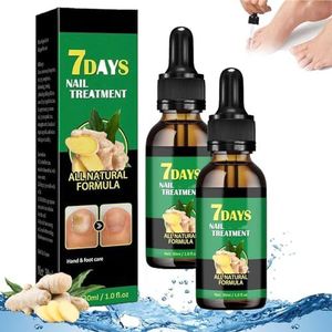 Gember Nail Behandeling, Gember Cuticle Oil voor Nagels,7 dagen Nagelbehandeling, Gember Nail Growth Serum, Nail Nutriënt Olie voor Beschadigde Nagels Dunne Nagels Cuticula Reparatie