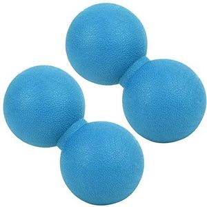 Siliconen yogatrainingbal, spierontspanningsmassagebal met hoge sterkte, diep weefsel voor spierherstel Rugpijnverlichting Atleten Home Gym(blue, Peanut)