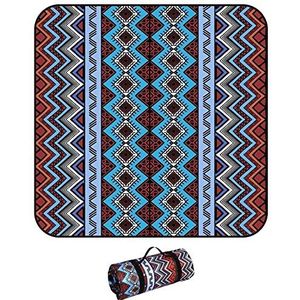 Picknickkleden Stranddeken Grote picknickdekens Zanddichte strandmat Waterdicht Sneldrogend Picknickmat for op reis Kamperen Wandelen Festival Park Gazon (Color : U, Size : 200 * 200cm)