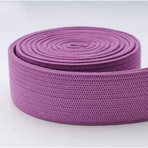 2 meter 15 mm 20 mm kleurrijke elastische banden touw rubberen band 2 cm spandex lint naaien kant trim taille band kledingstuk accessoire-20mmpaars rood-2M