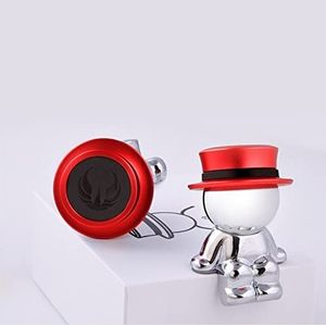 Auto Magnetische Telefoon Houder Creatieve Navigatie Stand Navigatie Interface Ondersteuning Voor Smart 453 Fortwo Forfour(Color:Rot)