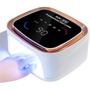 Professionele Nail Art - UV LED-lamp - Oplaadbare Nageldroger - Wit - Smart Wireless HD-display