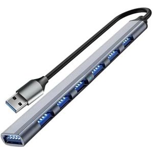 7-in-1 USB HUB USB Docking Station Extender 5Gbps Hoge Snelheid USB 3.0 HUB USB Splitter Met Schakelaarbediening(E 7-IN-1)