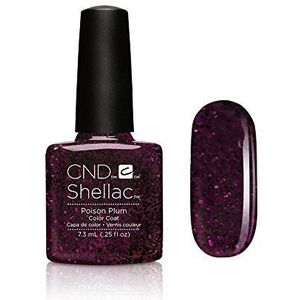 CND Shellac Contradicitons Collection - New for Herfst 2015 - UV Soak Off Gel Nail Polish/Varnish (Poison Plum - 1 fles) door CND