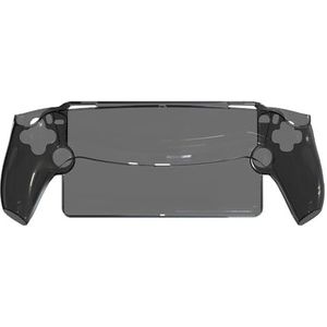 Voor Sony PlayStation Transparant PC-materiaal Case Console Accessoires, Beschermhoes voor PS5 (doorschijnend zwart)