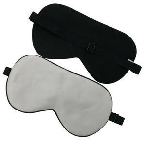 UYFRD Zuiver Zijde Slaap Oogmasker Zijde Oogdekking Schaduw Zachte Blinddoek Reizen Relax Hulp Verstelbaar (Beige)
