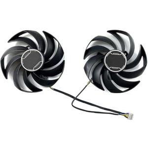 Vervangende ventilator voor MSI GeForce RTX4070 4070S 4070ti 4070tiS VENTUS 3X grafische kaart PLD09210S12HH(Middle left fan)