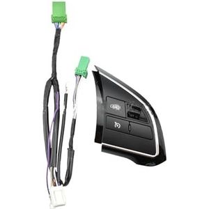 Voor ASX Echo Voor Outlander Multifunctioneel Stuurwiel Aangepaste Knop Volume + Cruise Control Cruisecontrolknoppen(Piano black right+line)