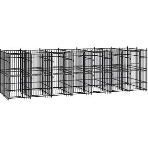 Outdoor Hondenkennel Staal 40ft