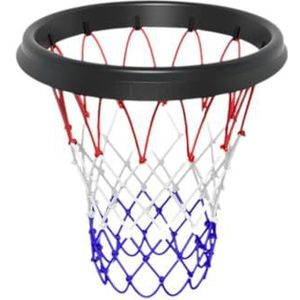 Basketbalnet/draagbaar basketbalnet frame binnen buiten verwijderbaar professioneel basketbalnet draagbaar net basketbalaccessoires (zwart)