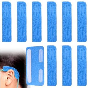 Neuscanule oorkussens zachte zuurstofslang oorkussens 10 stuks comfort canule gezichtsbedekking oorbeschermers voor zuurstofgebruikers om oorpijn en wang te helpen verlichten