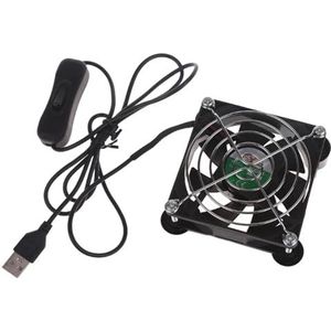 USB Router Koeler Ventilator DIY Set-Top Box Koeler met Netbescherming Desktop-Koelventilator Computer Ventilator