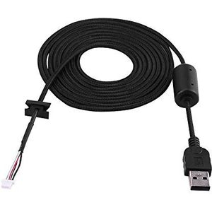 USB-kabel 2 m vervangende muis laadkabel USB-muis draad reparatie accessoires voor G9 / G9X spelmuis