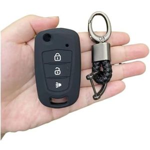Autosleutel beschermhoes 3 Knoppen Siliconen Autosleutelhoes Cover Huidbeschermer Rubberen Omhulsel Voor Geweldig Voor Muur Voor Haval Voor Hover H1 H3 H5 H6 Sleutel Shell(3)