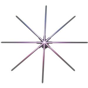 150cm 180cm 3D Hologram Fan HD LED Holografische Reclame Display Projector Met Videobibliotheek for Bedrijven, Bars, Halloween Eenvoudig video wijzigen(150cm)