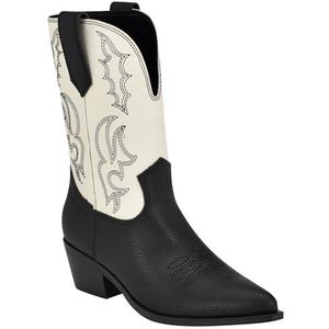 Nine West Dames Yodown Westernlaarzen, zwart/wit 003, 39 EU, zwart wit 003, 39 EU