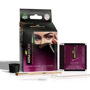 MINA ibrow Dark Brown Regular Pack & Coloring Kit