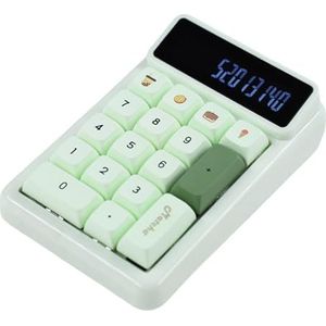 Sanerfa KM17 Mechanische Numerieke Toetsenbord 17 Toetsen Numpad Toetsenbord Calculator Efficiënte Gegevensinvoer, Hot Swappable