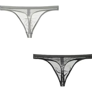 lclvld String erotische mini string voor heren G-String laagbouw transparant ademend String Tanga onderbroek