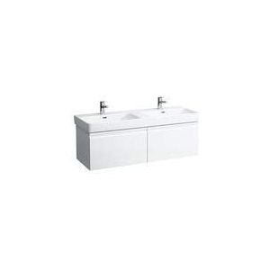 Laufen Pro S badmeubel 2 laden en interne laden, voor wastafel H814968, 1260x450x390mm, H483572096, Kleur: Sneeuw (wit mat)