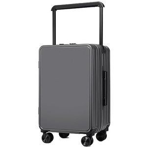 Cabinebagage Rolkoffer, USB Interface Koffers Trolley Bagage Universele Wielen TSA Douane Cijferslot Reiskoffer Handbagage (Color : G, Size : 24 in)