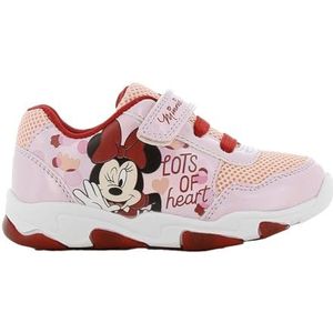 Leomil Disney Minnie schoenen meisjes knipperschoenen kinderen, ideaal voor school en vrije tijd, Roze 246, 31 EU