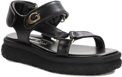 Guess FLJLANELE03-BLACK Sandalen voor dames, 37 EU
