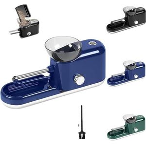 Elektronische sigarettenmachine, Draagbare tabaksmachine, automatisch for King/Normaal formaat buis van 6,5/8 mm diameter, blauw(Blue,8mm)