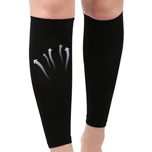 Kalf Compressie Sleeve Heren - Ademende Voetbal Been Mouw Voetbal Scheenbeschermers Kuitbrace | Sports Calf Compression Sleeve Sock voor Heren Dames Hardlopen Voetbal Volleybal Onlynery