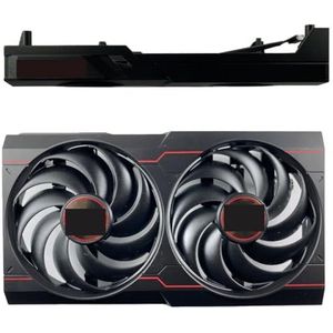Vervangend ventilatorpaneel met ventilatorset voor SAPPHIRE voor Radeon RX6600 6600XT PULSE grafische kaart