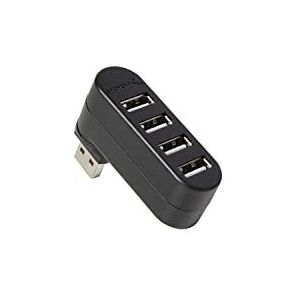 SABRENT 4-poorts USB 2.0 draaibare hub [90 ° / 180 ° graden draaibaar] (HB-UMN4)